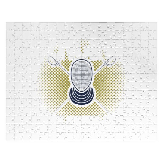 Fencing Fencing Because Punching People Is Frowned Jigsaw Puzzles