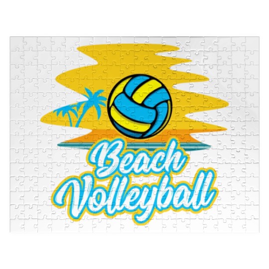 Volleyball Sport Lover Beach Volleyball Player Jigsaw Puzzles