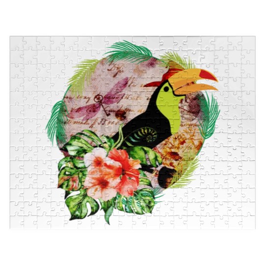Toucan's Magic - Tropical Bird Witchcraft Jigsaw Puzzles