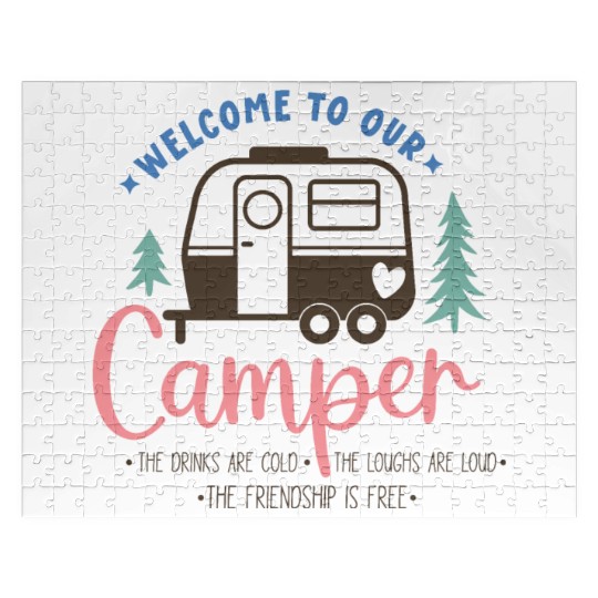 Welcome To Our Camper Jigsaw Puzzles