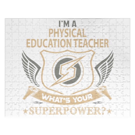 Physical Education Teacher Jigsaw Puzzles - Superpower Jo