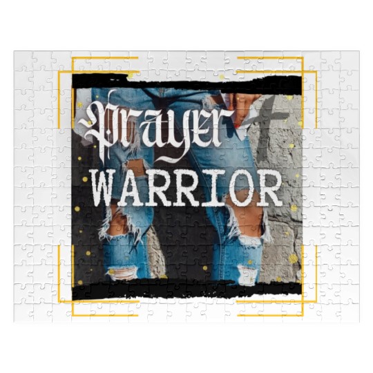Prayer Warrior - Ripped Jeans Jigsaw Puzzles