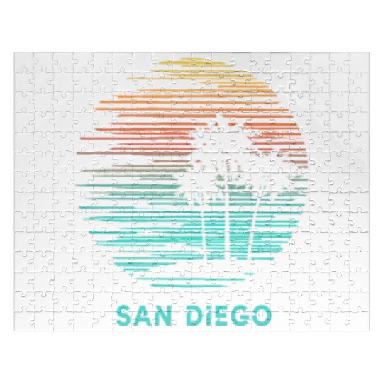San Diego California Cool Souvenir Vacation Jigsaw Puzzles