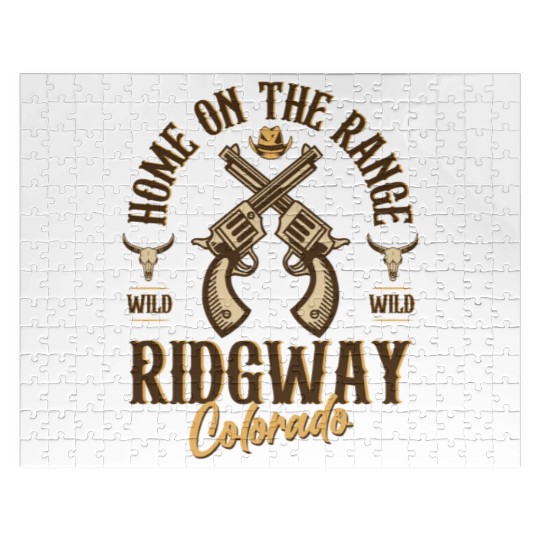 Ridgway Colorado wild west town Jigsaw Puzzles