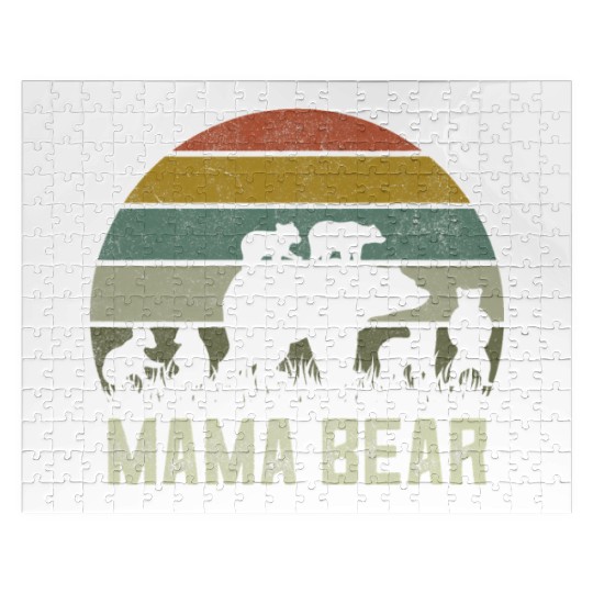Grandmother Grandma Jigsaw Puzzles 6 Cub Kids Mama Bear