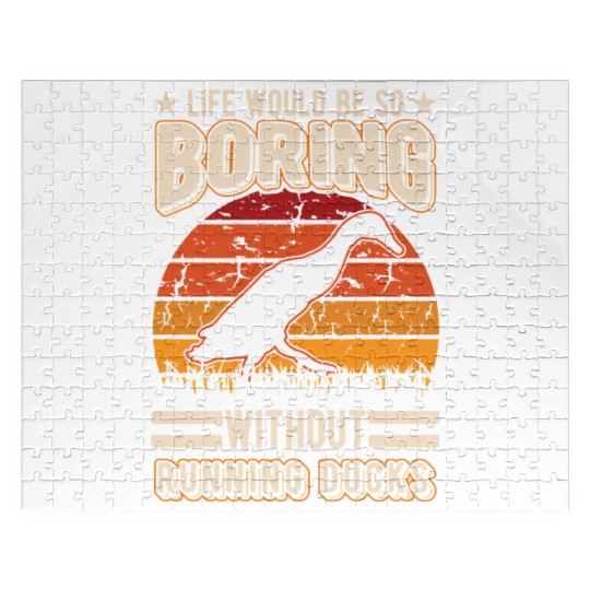 Indian Runner Gift Running Duck Jigsaw Puzzles