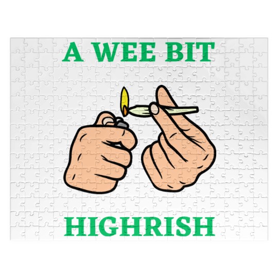 A wee bit Highrish Stoner Jigsaw Puzzles