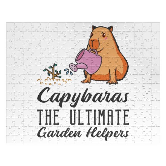 Gardening Capybara Garden Planting Gardener Jigsaw Puzzles