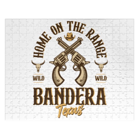 Bandera Texas wild west town Jigsaw Puzzles