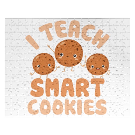 I Teach Smart Cookies Preschool Teacher Jigsaw Puzzles