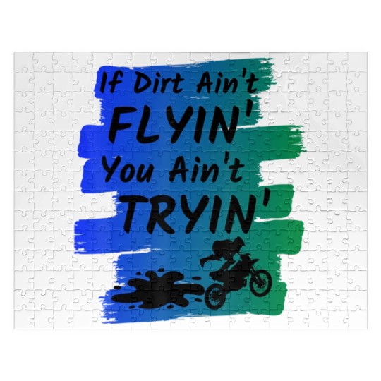 Funny Dirt Bike Gift Supercross Motocross Riders Jigsaw Puzzles