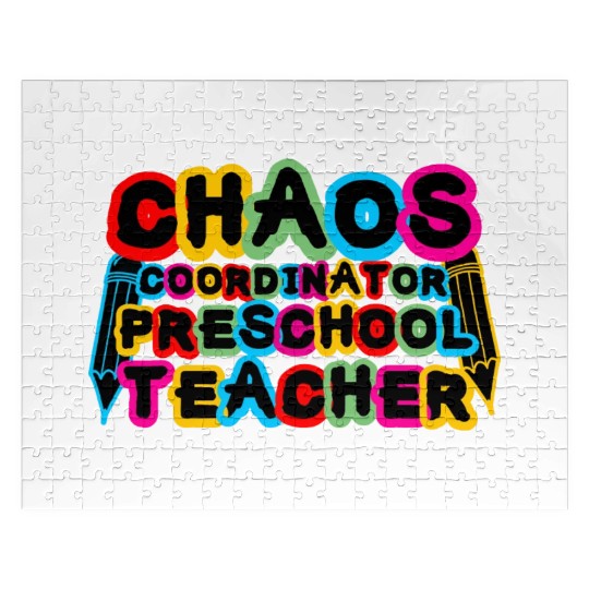 Chaos Coordinator Preschool Teacher Jigsaw Puzzles