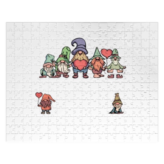 Gnomes Lover Gift Jigsaw Puzzles