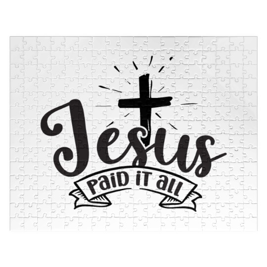 Jesus paid it all Jigsaw Puzzles