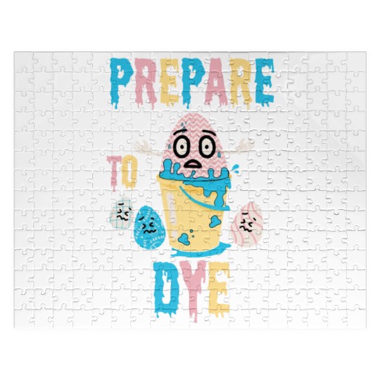 Prepare To Dye Funny Easter - Egg Painting Jigsaw Puzzles