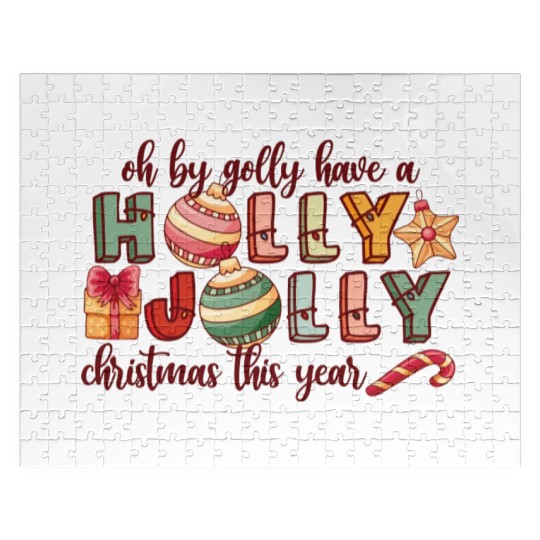 Have A Holly Jolly Christmas Jigsaw Puzzles
