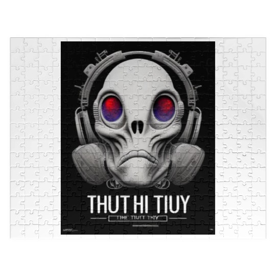 The Truth is Out There a design featuring alien Jigsaw Puzzles
