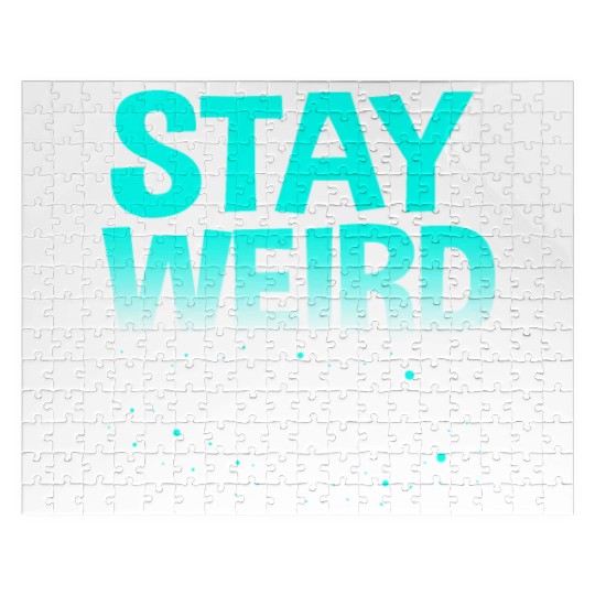 Sea Creature Funny Narwhal Stay Weird Jigsaw Puzzles