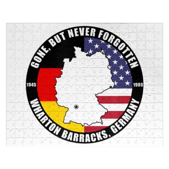 Gone But Never Forgotten Whartonns Barracks Germany Jigsaw Puzzles