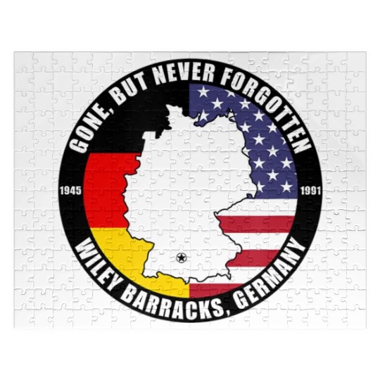 Gone But Never Forgotten Wiley Barracks Germany V Jigsaw Puzzles