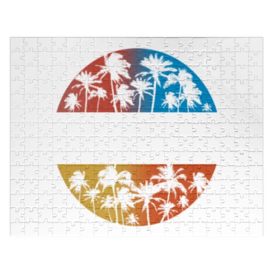 Huntington Beach California Stylish Vacation Jigsaw Puzzles