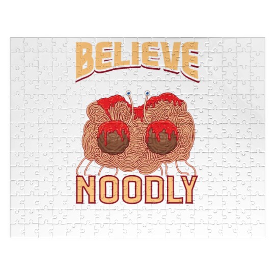 Atheist Atheism Flying Spaghetti Pastafarianism Jigsaw Puzzles