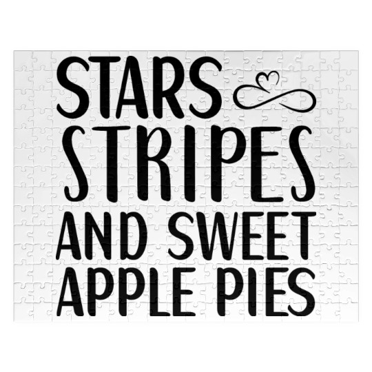 Stars Stripes and sweet Apple Pies Jigsaw Puzzles