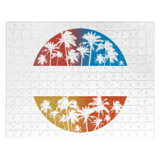 Jacksonville Florida Stylish Vacation Souvenir Jigsaw Puzzles