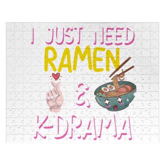 I Just Need Ramen and K-Drama Jigsaw Puzzles