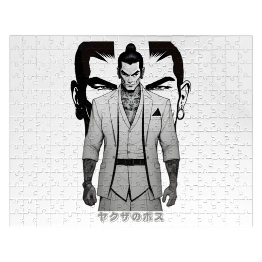 Yakuza Boss A Mafia Gangster From Japan Full of Ta Jigsaw Puzzles