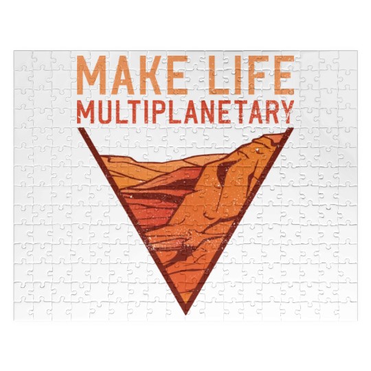 Make Life Multiplanetary Mars Planet Space Lover Jigsaw Puzzles