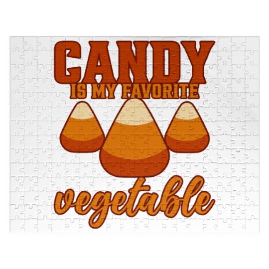 Candy Is My Favorite Vegetable 4 Jigsaw Puzzles