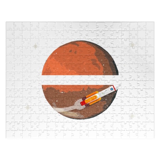 Future Martian Mars Planet Space Lover Jigsaw Puzzles