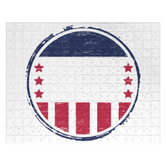 Patriotic America USA Flag 4th Of July American Jigsaw Puzzles