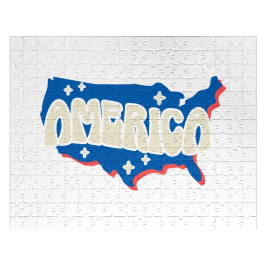 Patriotic America USA Flag 4th Of July American Jigsaw Puzzles