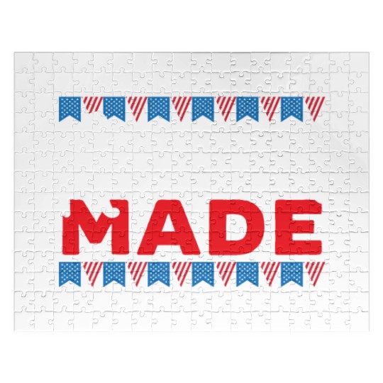 Patriotic America USA Flag 4th Of July American Jigsaw Puzzles