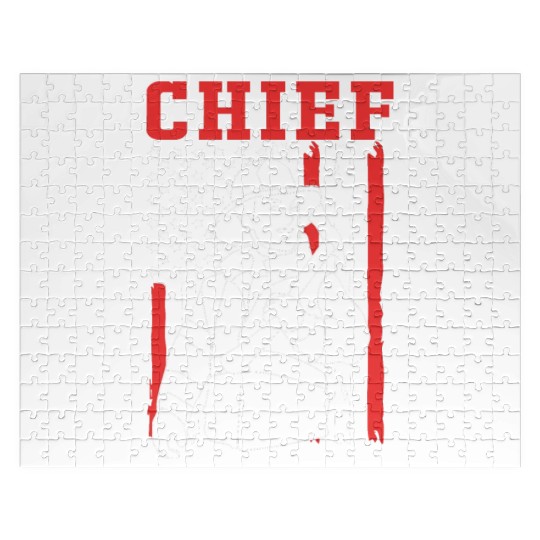 Us Flag Fire Chief Patriotic Firefighter For Men Jigsaw Puzzles