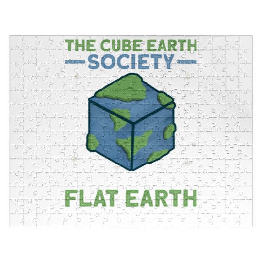 The Cube Earth Society Earth Planet Space Lover Jigsaw Puzzles