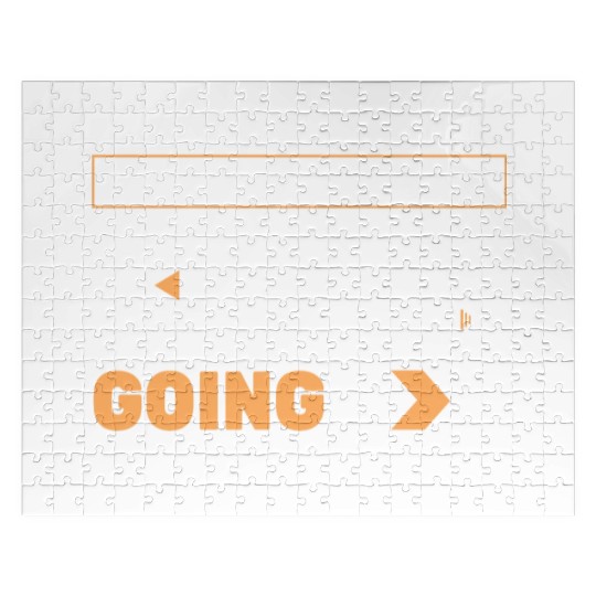 NEVER GIVE UP KEEP GOING Jigsaw Puzzles