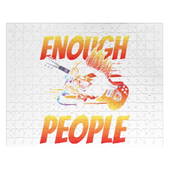 I Hate People Humor Misanthrope Meanness Jigsaw Puzzles