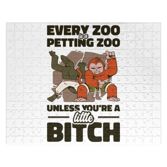 Zookeeper Petting Wildlife Zookeeping Nature Jigsaw Puzzles