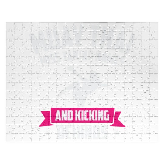 International Women's Day Muay Thai Girl Power Jigsaw Puzzles