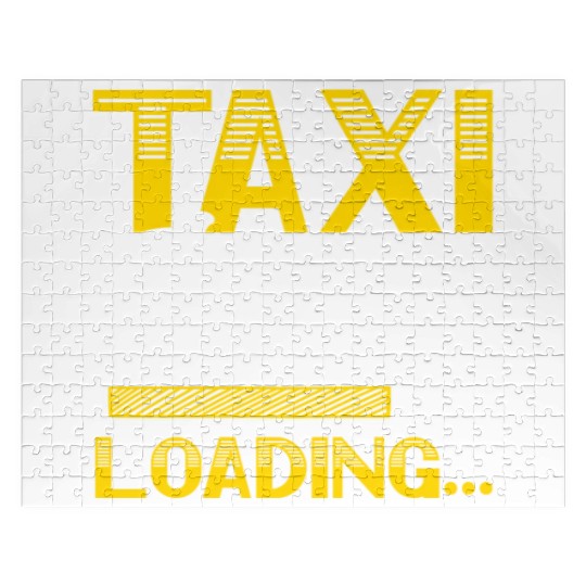 Taxi Driver Loading Taxicab Cab Driver Cabbie Jigsaw Puzzles