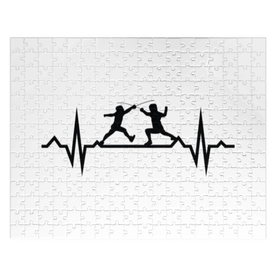 Fencing Sport Fun Present Jigsaw Puzzles