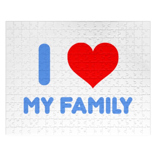I Love My Family Jigsaw Puzzles