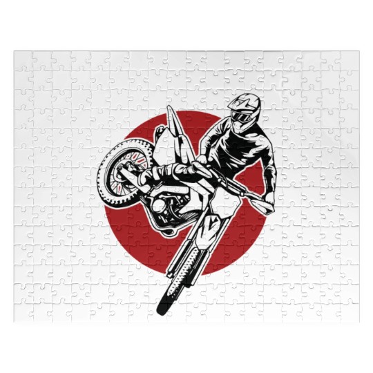 Motocross Racing Team Jigsaw Puzzles