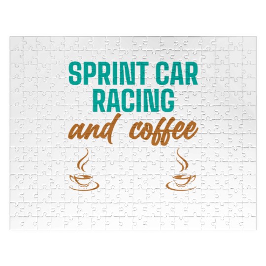 Sprint Car Racing, sprint car, dirt track racers Jigsaw Puzzles