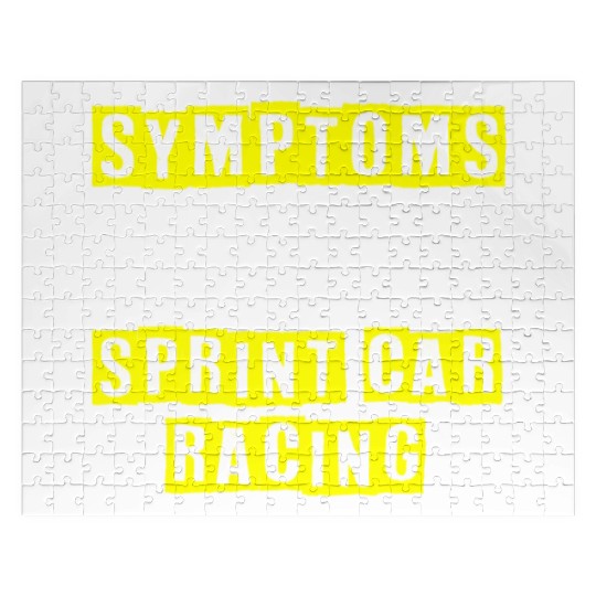 Sprint Car Racing, sprint car, dirt track racers Jigsaw Puzzles