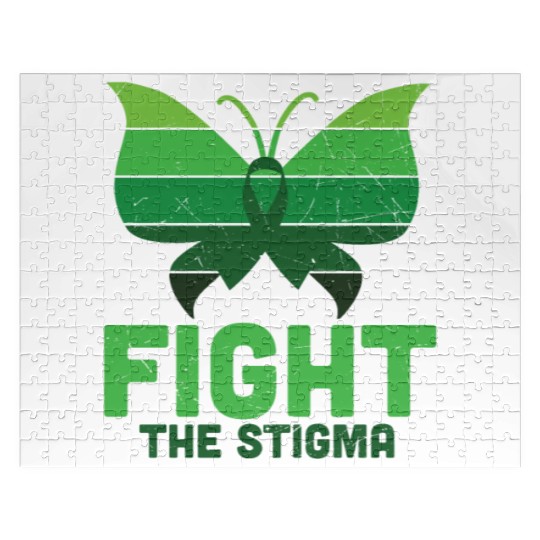 Fight The Stigma Butterfly Mental Health Jigsaw Puzzles