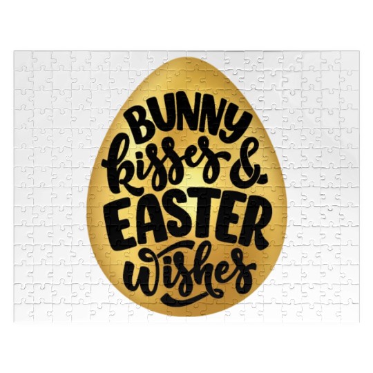 Happy Easter | Bunny Kisses and Easter Wishes | Jigsaw Puzzles